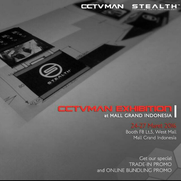CCTVManID's tweet photo. Starts today! Come visit our booth and get special offer! @GrandIndo #CCTVMAN https://t.co/BXj0GFw04b
