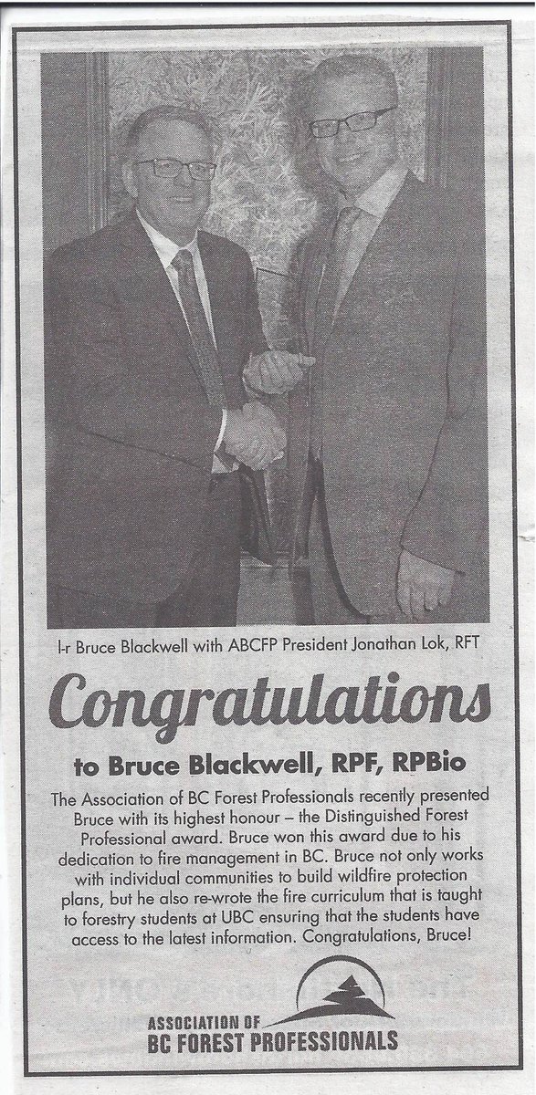 BruceBlackwell1's tweet photo. Thank you for the recognition ABCFP - greatly appreciated #ABCFP https://t.co/d5cFlx5522