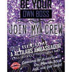 truridgy's tweet photo. New opportunity, can't wait! ActiLabs
#crueltyfree #parabenfree #foundingambassador https://t.co/SiAuH4vFBO