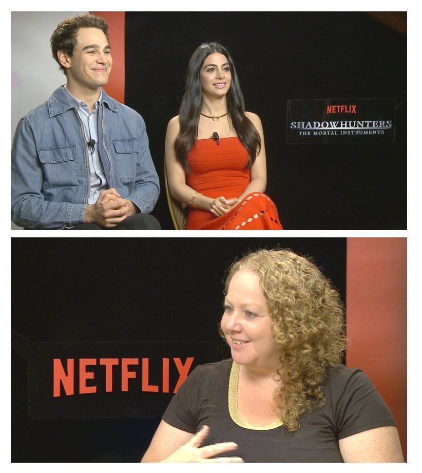 ShadowhuntersBR's tweet photo. Harry, Eme e Alberto dando entrevistas.

(Via @EstrelladasTV @pelicohen e @NephilimUpdates) https://t.co/9ao9PgTrYT