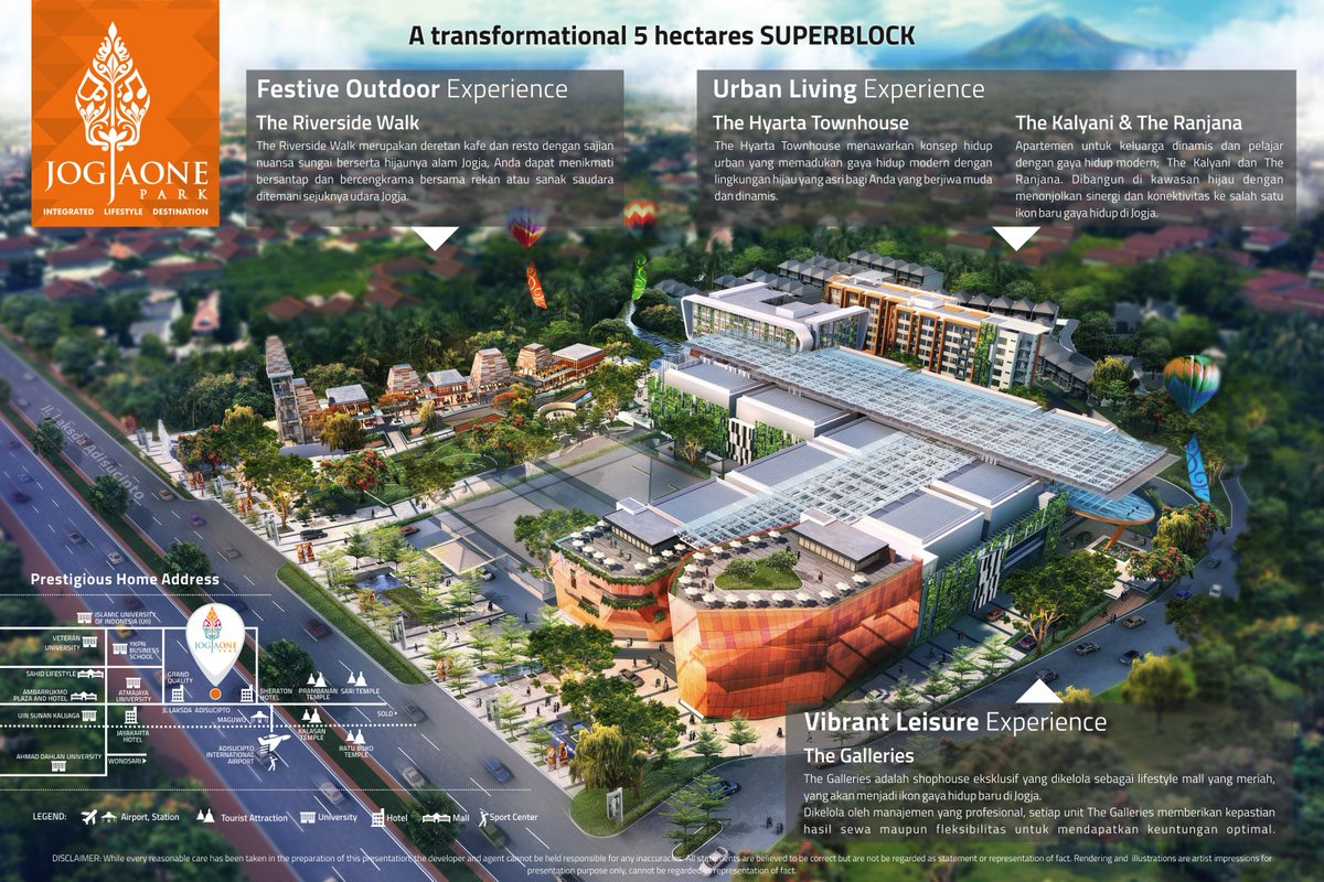 JogjaOne's tweet photo. Percaya atau tidak, #jogjaone park akan menjadi persinggahan pertama wisatawan ke #Jogja , #superblok concept https://t.co/vwNbDxhwm2