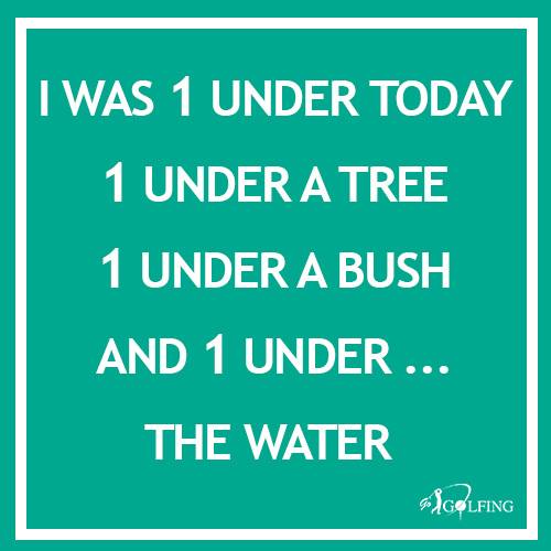 GoGolfingTravel's tweet image. Sometimes you just have one of those days...
 #1under #gogolfing