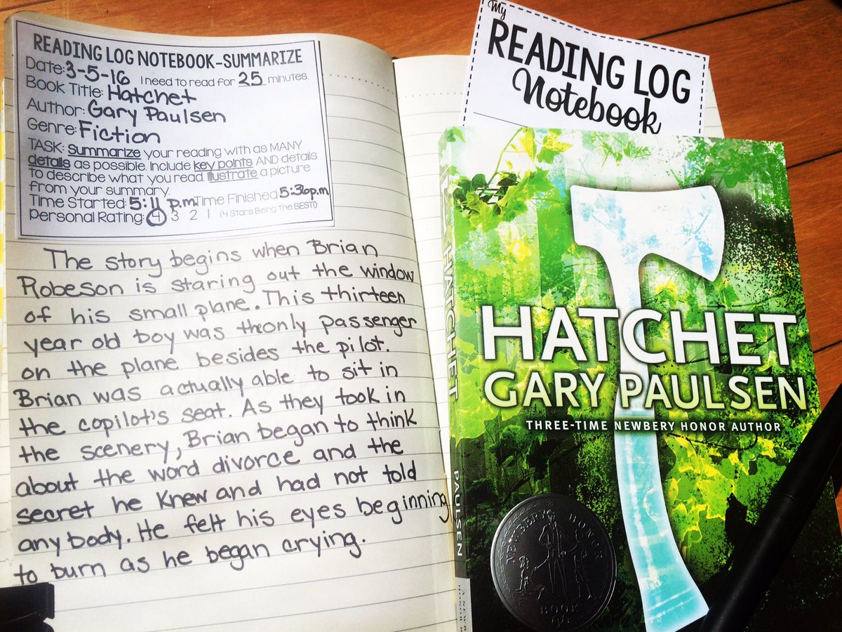 PanickedTeacher's tweet photo. This year I dumped the traditional Reading Log! We are loving Reading Log Notebooks!☺️ https://t.co/17yUTzb78E