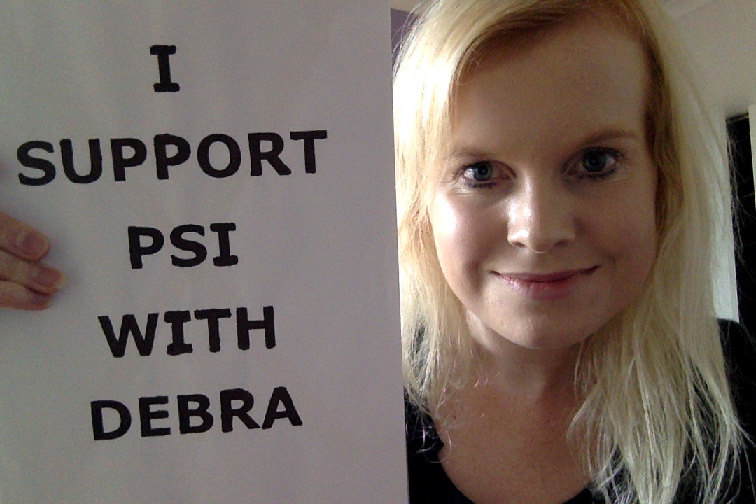 DebraMessing For PSI tweet media