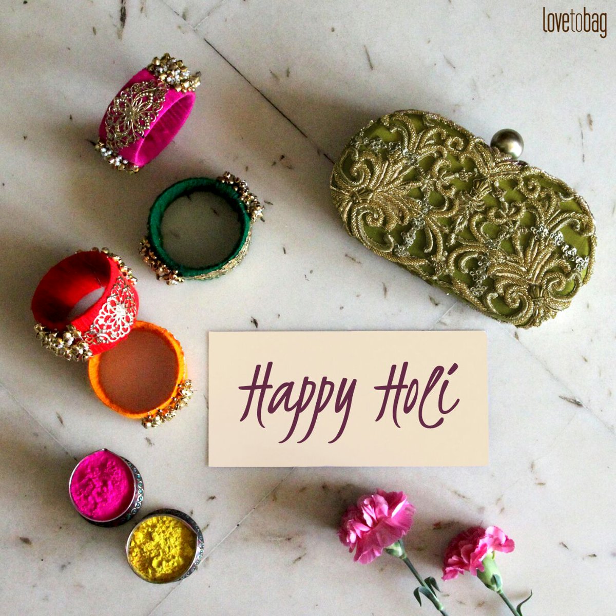 lovetobag's tweet photo. Let's spread the color of love and happiness!! Holi Hai! #happyholi #india #celebrations #family #colours #lovetobag https://t.co/rdzCcFClyK