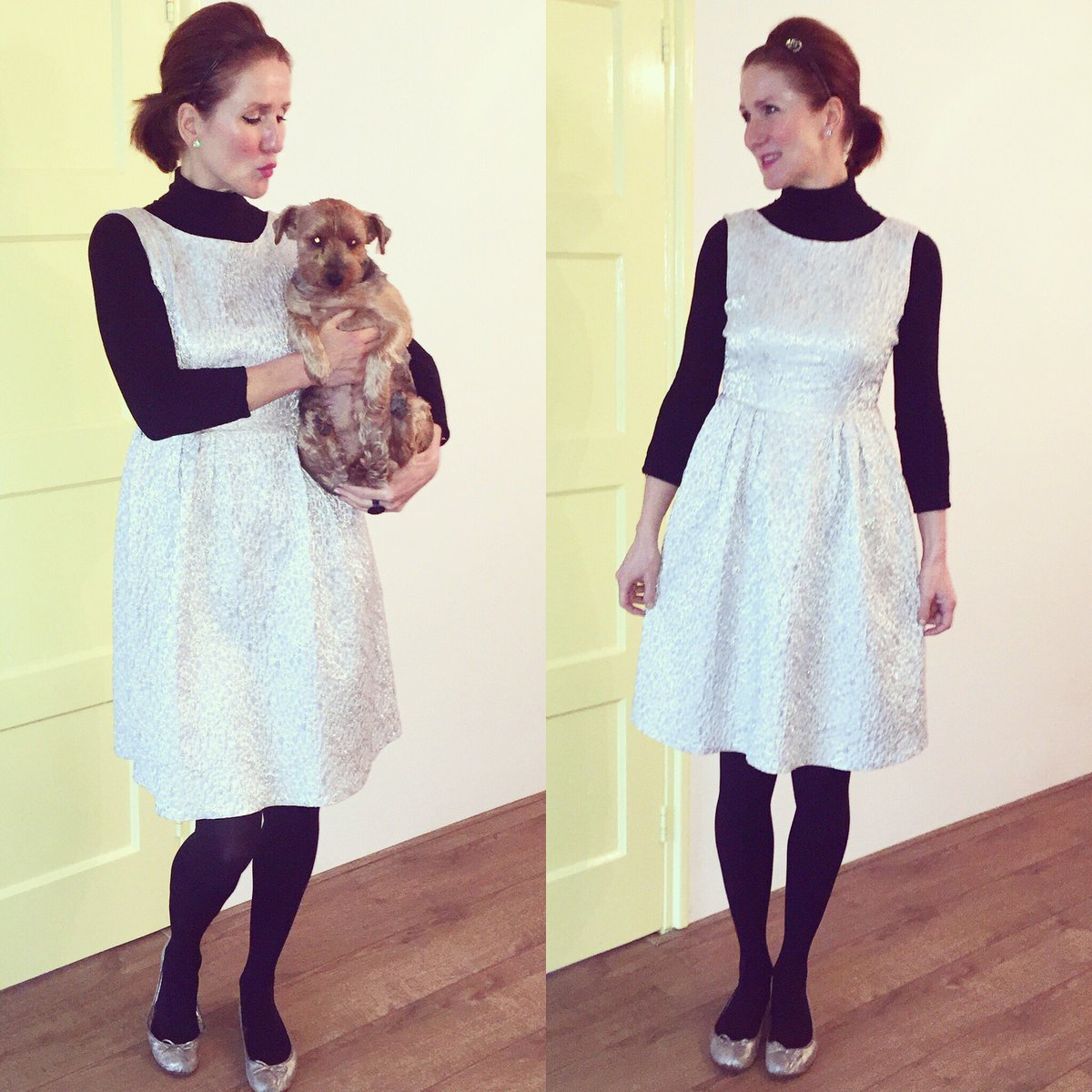 MarthaInPersoon's tweet photo. Vrouw + jurk + Hond = het complete plaatje. https://t.co/ROlVO3KHeE #blogger #DogLover #60s #jurk #flatjes #50plus https://t.co/J7YIQjtS9K