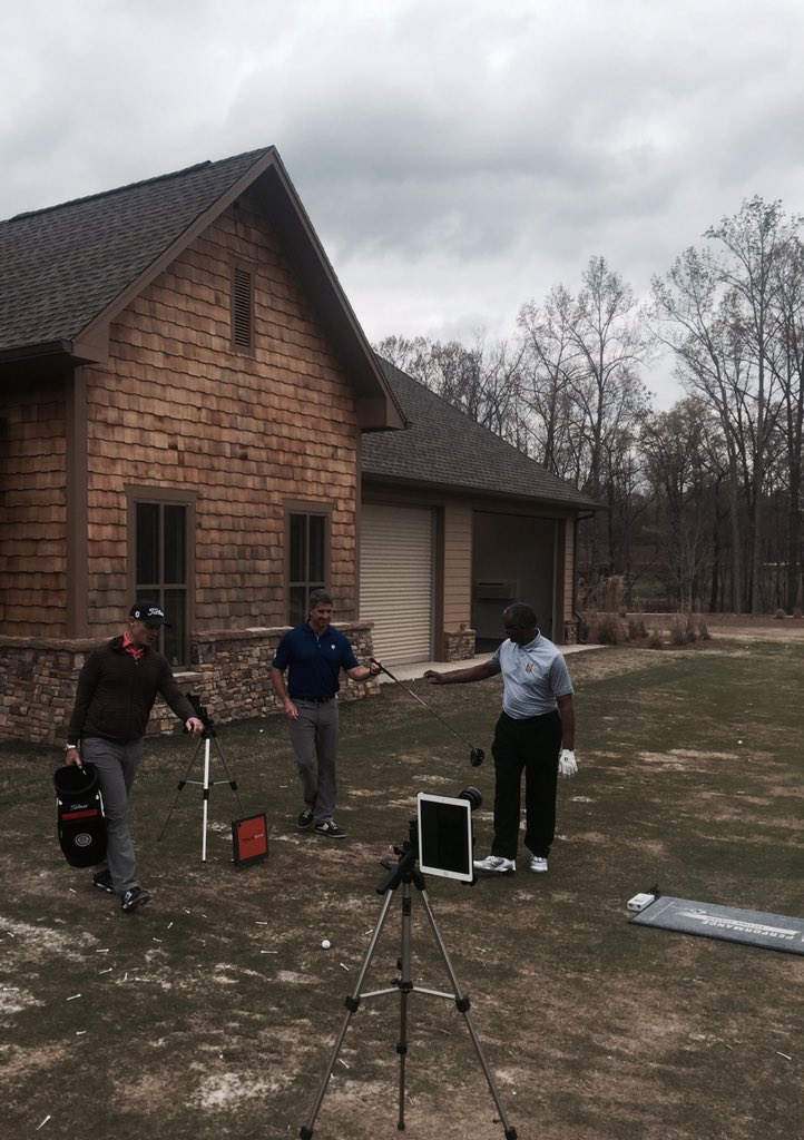 boditrakgolfusa's tweet photo. Gearing up for data collection/📽 with @FootJoy &amp; @BlackburnGolf on #FJPerformanceFit ⬇️ | @TrackManGolf @v1sports https://t.co/fePBAIWAWR