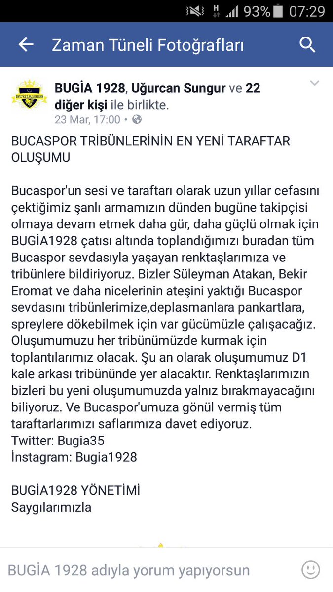 Bugia35's tweet photo. Hazırız.
Daha iyi bir BUCASPOR için https://t.co/LAmAaLJgFu