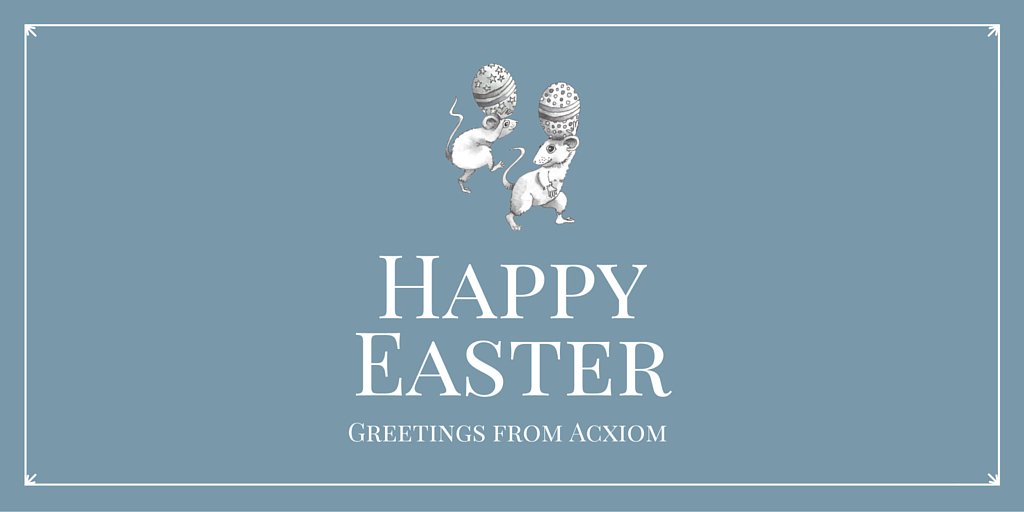 #HappyEaster everyone! Have a fun and safe long weekend.
