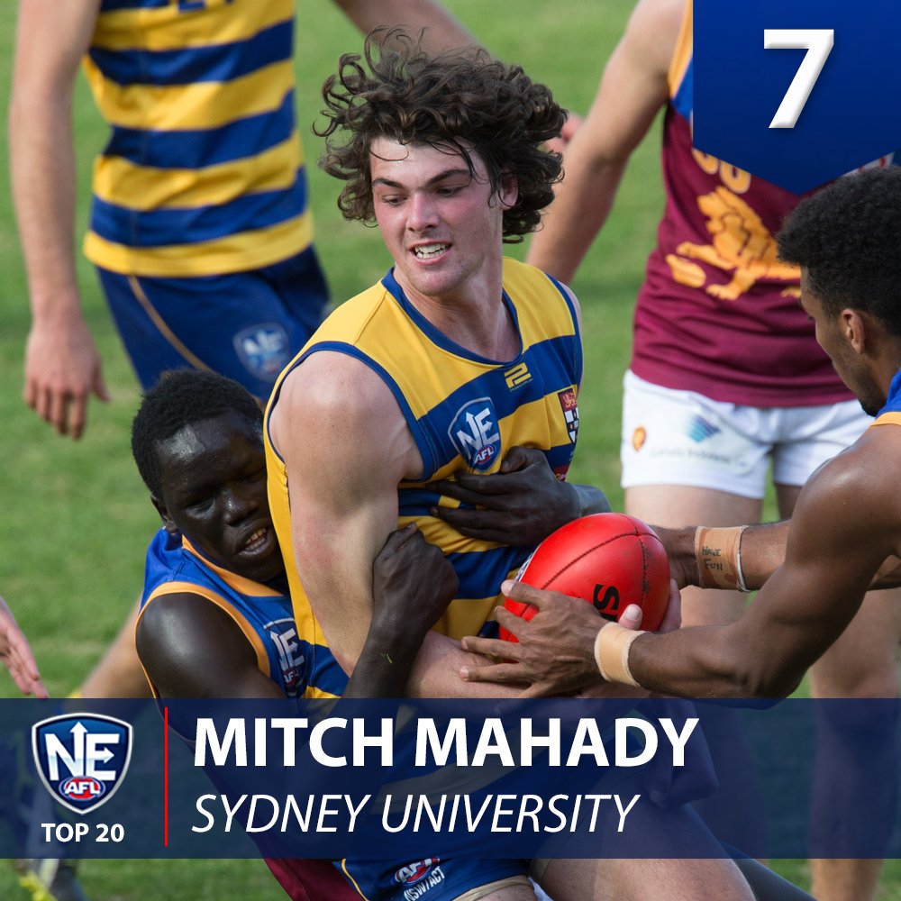 Taking out the No.7 #NEAFL #PlayersToWatch spot is <a href="/suanfc/">SUANFC</a> talent, Mitch Mahady! bit.ly/1RmAb7A