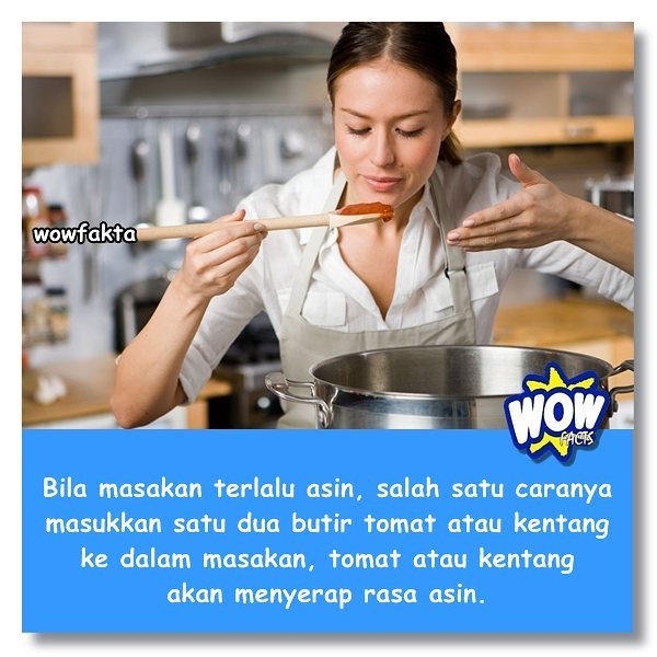 kontenwow's tweet photo. https://t.co/ur374TMk2U [#wowfakta] Ayo masak 😋 #fakta #faktanya #mostpopular https://t.co/K0Lbevd6kA