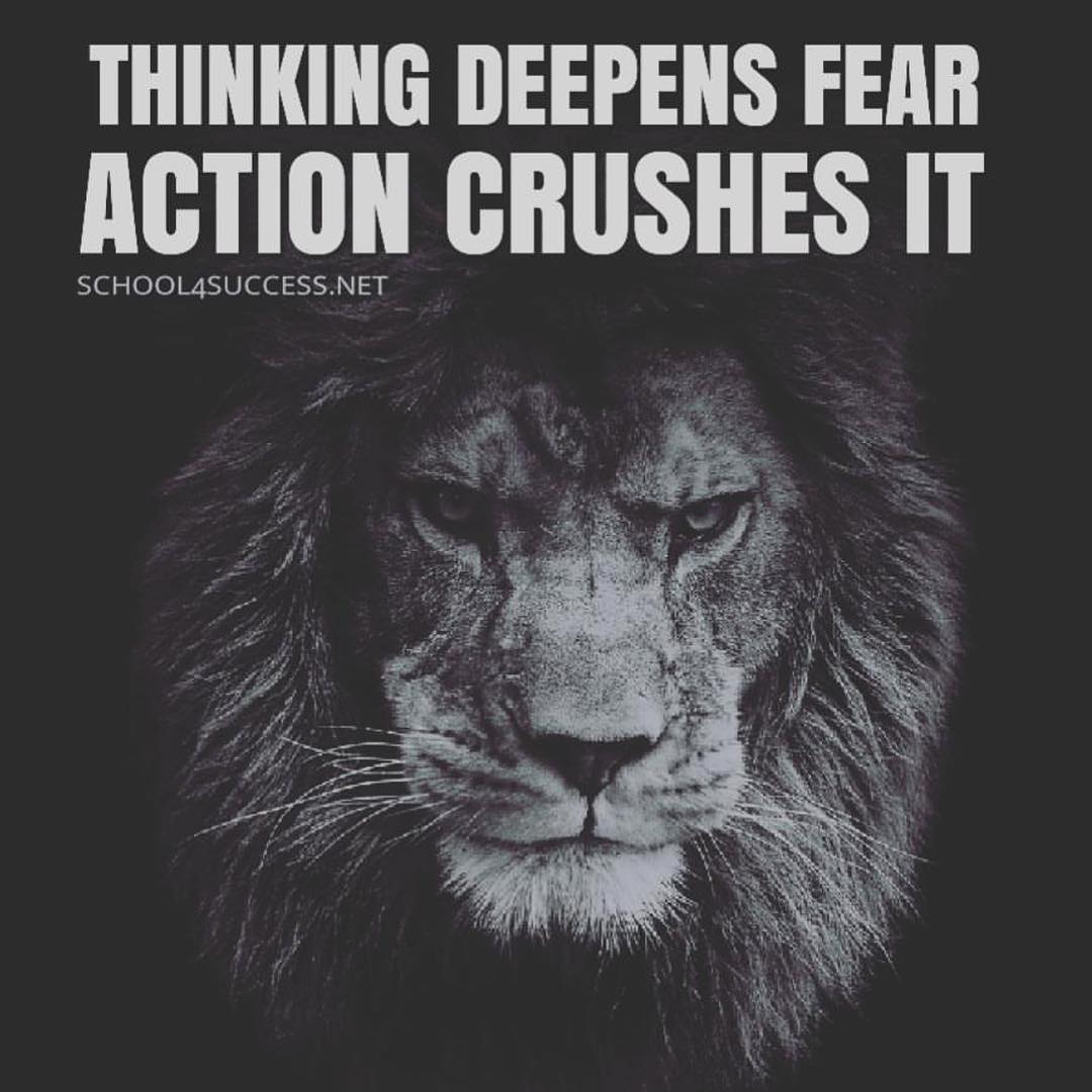 CATHERINE CONSTANTINIDES (@changeagentsa) on Twitter photo Thinking deepens fear. Action crushes it! #LeadFromWithin #BeBrave #Believe #ChaseToday 👊 Thinking deepens fear. Action crushes it! #LeadFromWithin #BeBrave #Believe #ChaseToday 👊