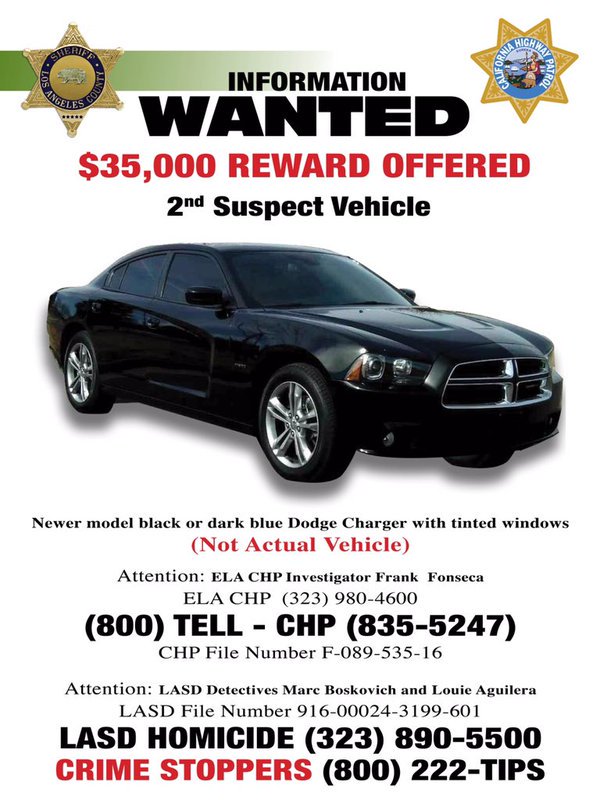 LASDespanol's tweet photo. $36K RECOMPENSA por info de sospechoso que se dio a la fuga en choque, 3 muertos ..https://t.co/L7XW40bKK0 #LASD https://t.co/Lw4u9ACFZo