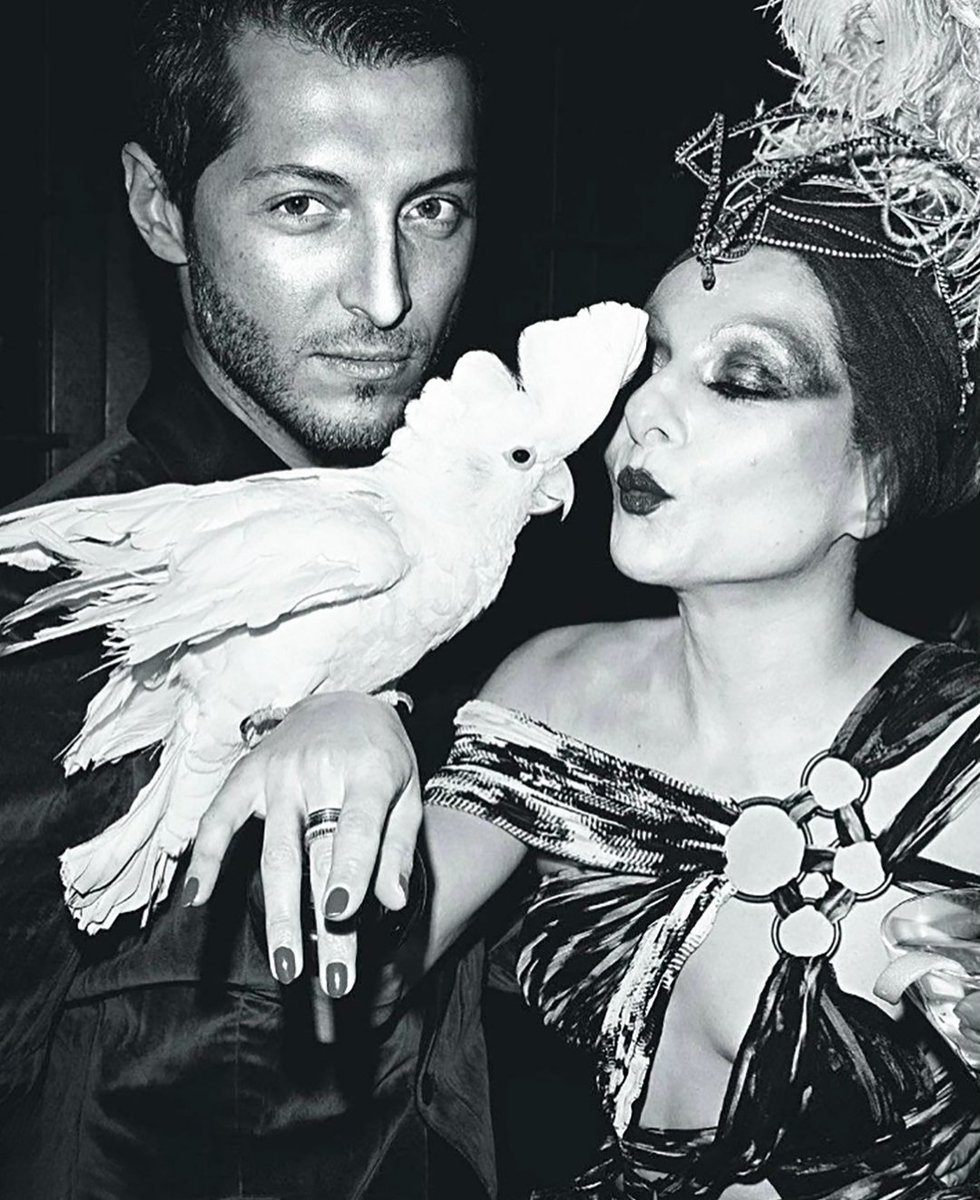 Roberto_Cavalli's tweet image. .@catherinebaba in a #RobertoCavalliSS16 flowing dress with Evangelo Bousis in @vogueaustralia Ph: @mariotestino