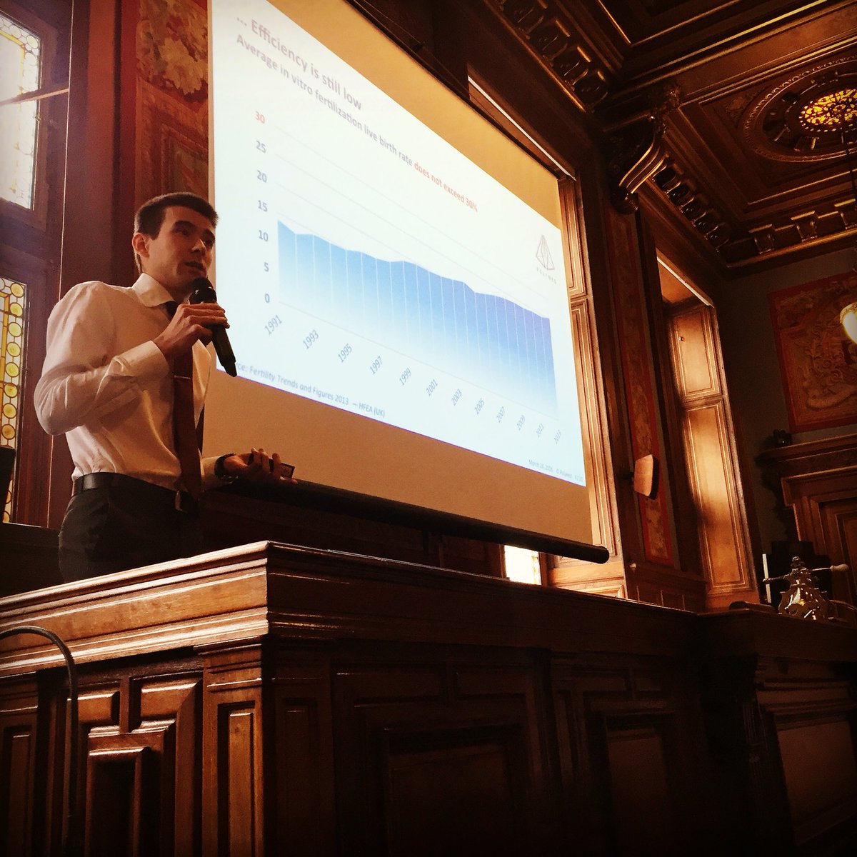 50Partners's tweet photo. #Polywed is a data driven technology increasing efficiency of infertility treatment #HackingParis #50Council #Pitch https://t.co/EqGXA79Bzq