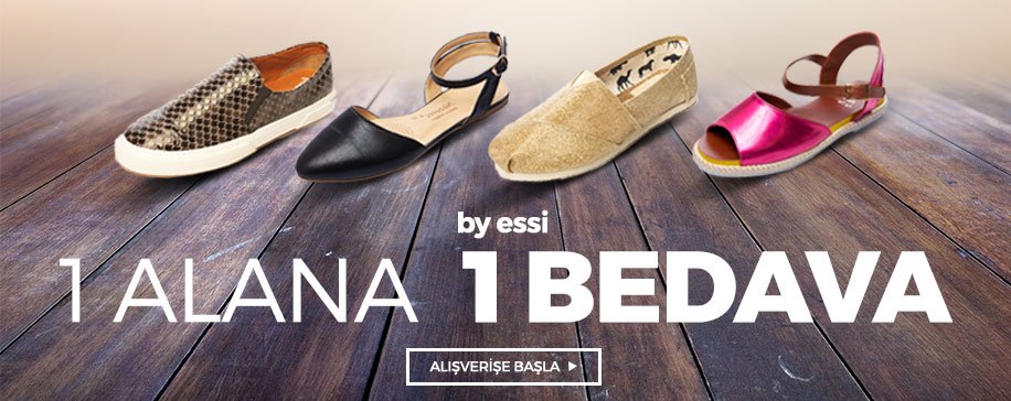 Bu fırsat kaçmaz!Ayakkabılarda 1 alana 1 bedava... 724atsepete.com/giyim-ayakkabi…
#herkeselazım #SonraŞunuYazdım