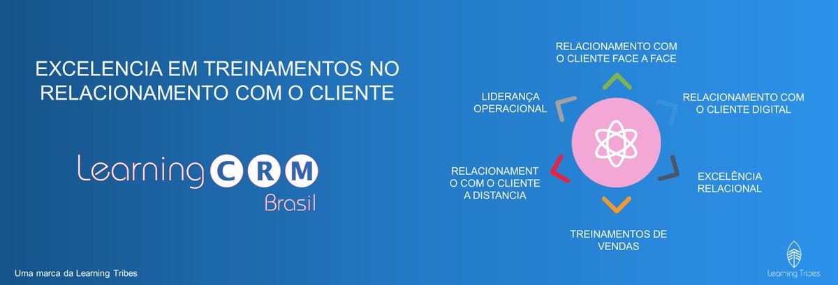 LearningTribesB's tweet photo. Learning CRM: nossa marca referencia no treinamento de atendimento ao cliente https://t.co/wku7c676vf https://t.co/XR2MnAyt8e