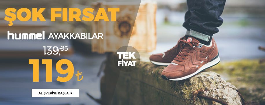 Hummel ayakkabılarda şok fırsatlar sizleri bekliyor.
724atsepete.com/giyim-ayakkabi…
#herkeselazım
#24MartDünyaKankalarGünü