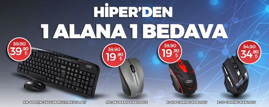 Hiper'den 1 Alana 1 bedava bakmadan geçme.
724atsepete.com/bilgisayar/
#herkeselazım #SonraŞunuYazdım <a href="/724atsepet/">TanVakti</a>