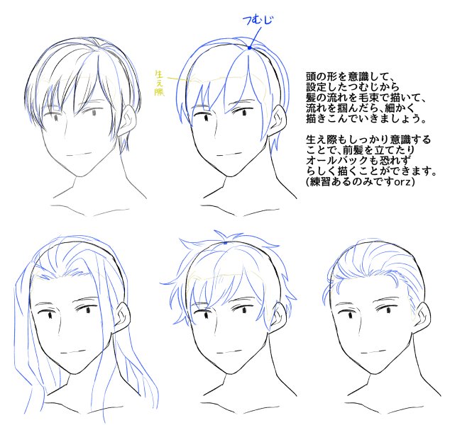 絵師ぺディア على تويتر 髪の毛の描き方 設定したつむじの位置から髪の流れを毛束で描きこんだら 細かい部分を描き加えていきましょう 後は 生え際も意識できるようになったら色々な髪型を自在に描けるようになるはずです T Co Edet21fan7 絵師ぺディア على تويتر 髪の毛の描き方 設定したつむじの位置から髪の流れを毛束で描きこんだら 細かい部分を描き加えていきましょう 後は 生え際も意識できるようになったら色々な髪型を自在に描けるようになるはずです T Co Edet21fan7