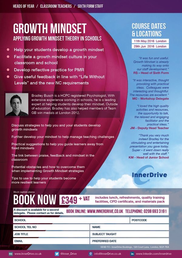 Inner_Drive's tweet image. Looking for better CPD? Book your place here innerdrive.co.uk/education/Teac… #growthmindset #thescienceoflearning