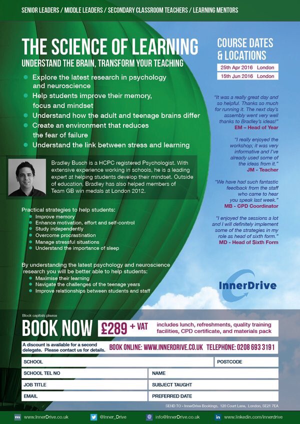 Inner_Drive's tweet image. Looking for better CPD? Book your place here innerdrive.co.uk/education/Teac… #growthmindset #thescienceoflearning