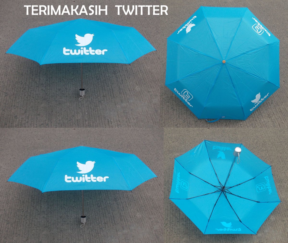 terimakasi twitter.. berkat twitter payung produksi saya di kenal secara nasional maupun internasional