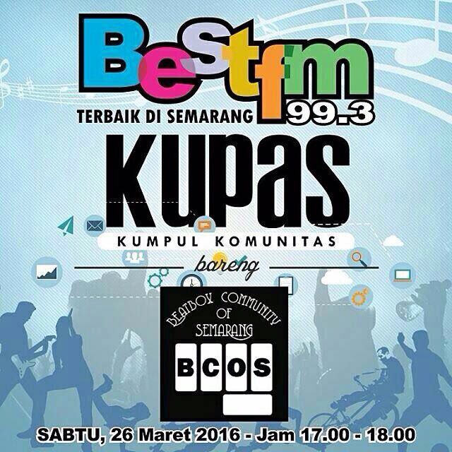 stay tuned with <a href="/bcossemarang/">Beatbox Semarang</a>. Saturday evening at 17.00-18.00 WIB;)