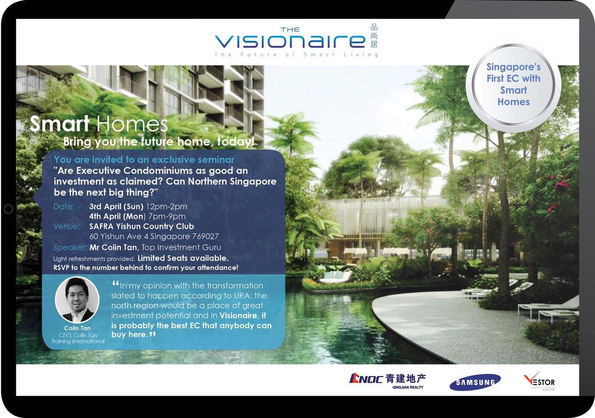DavisNg91739144's tweet photo. RSVP @ +65 8612 1706 Now
#visionaire #executivecondominium #sembawang #canberra #qingjian #ec #singaporeproperty https://t.co/NktE6MawfV