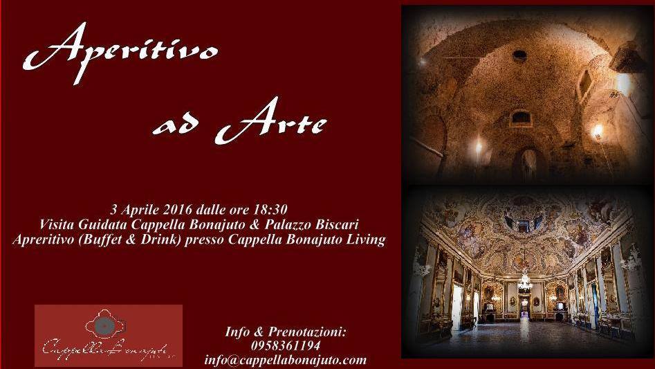 CappellaBonajut's tweet photo. "Aperitivo ad Arte" 3 Aprile dalle 18:30. € 10,00.Visita Guidata(Palazzo Biscari &amp; Cappella Bonajuto),Drink&amp;Buffet! https://t.co/Kfq4KYI0wI