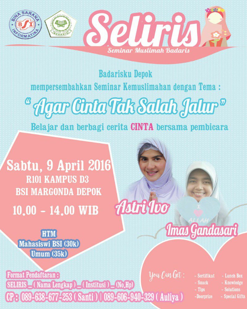 Untuk kamu muslimah yang sedang kebingungan arah, sila ikut acara kami (: cc <a href="/fsldkjadebek/">FSLDK JADEBEK</a> @jarmusdaFSLDKI