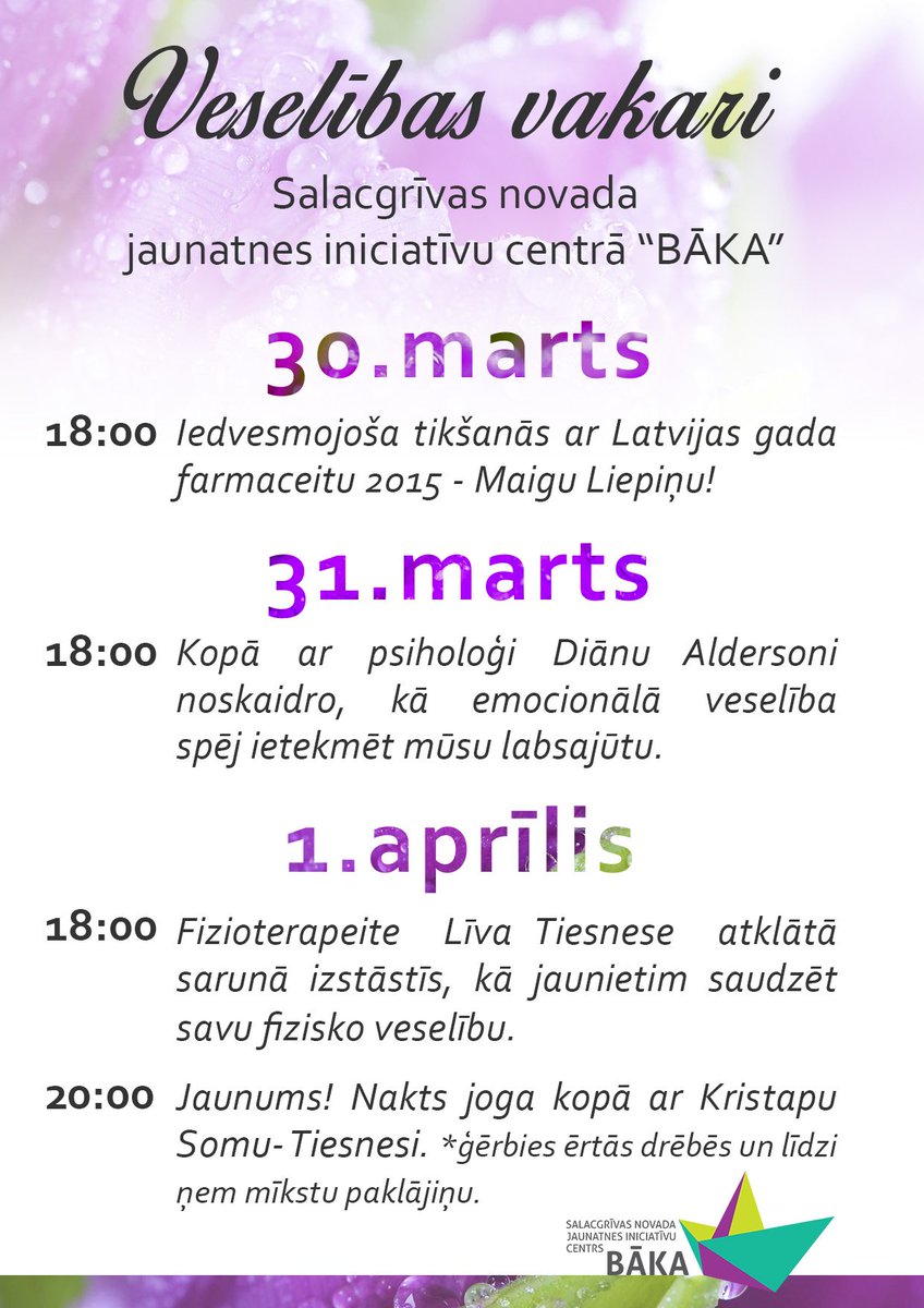 jicBAAKA's tweet photo. Tiekamies veselības vakaros BĀKĀ! :) Uz veselību! https://t.co/fXWBMjR2XG