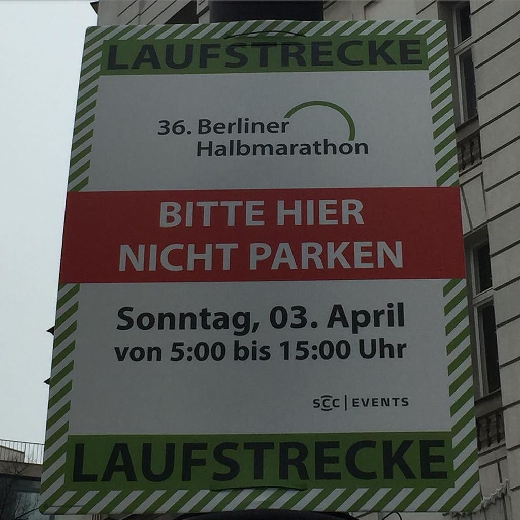 runifico's tweet photo. Berlin's streets are already prepared for #berlinhalf 👍👏 #Halbmarathon
#getoutthere #followme #love #life #iloveru… https://t.co/9EhJY0B973