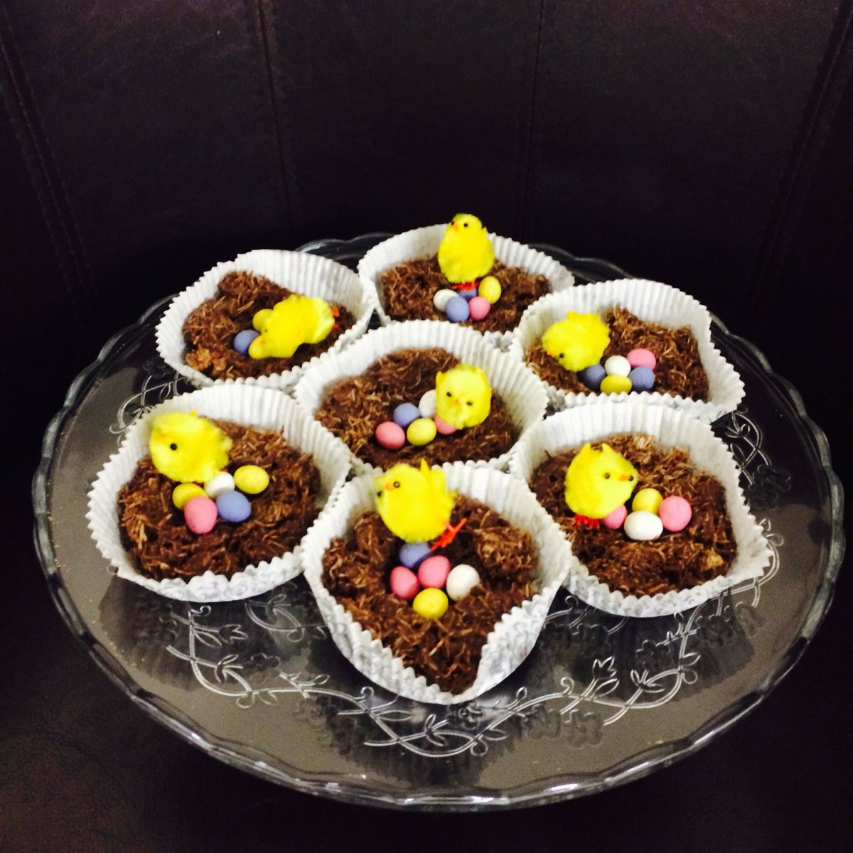CamomileCafe's tweet photo. Easter chicks are hatching in the cafe today! #Easter #chicks #corsham #chocolate https://t.co/7mSa9z5u7q
