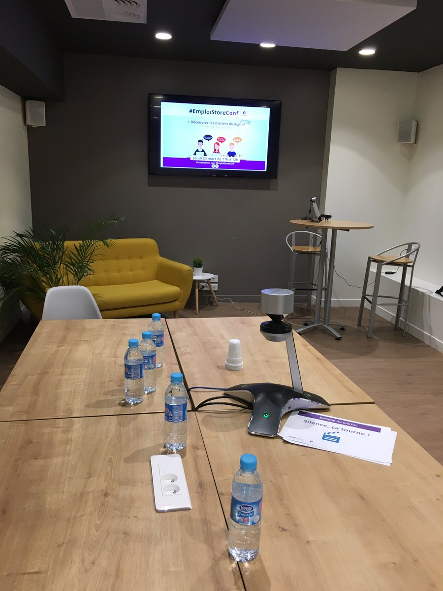 FrancoisBeclin's tweet photo. Nos équipes sont prêtes pour #EmploiStoreConf RDV à 11h https://t.co/v9iuz1vq8Z