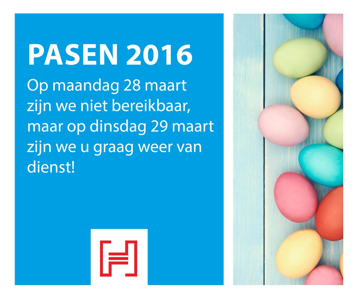 Hollarts Plastic Group wenst u een vrolijk Pasen! Op Goede vrijdag, 25 maart, is ons bedrijf gewoon bereikbaar!