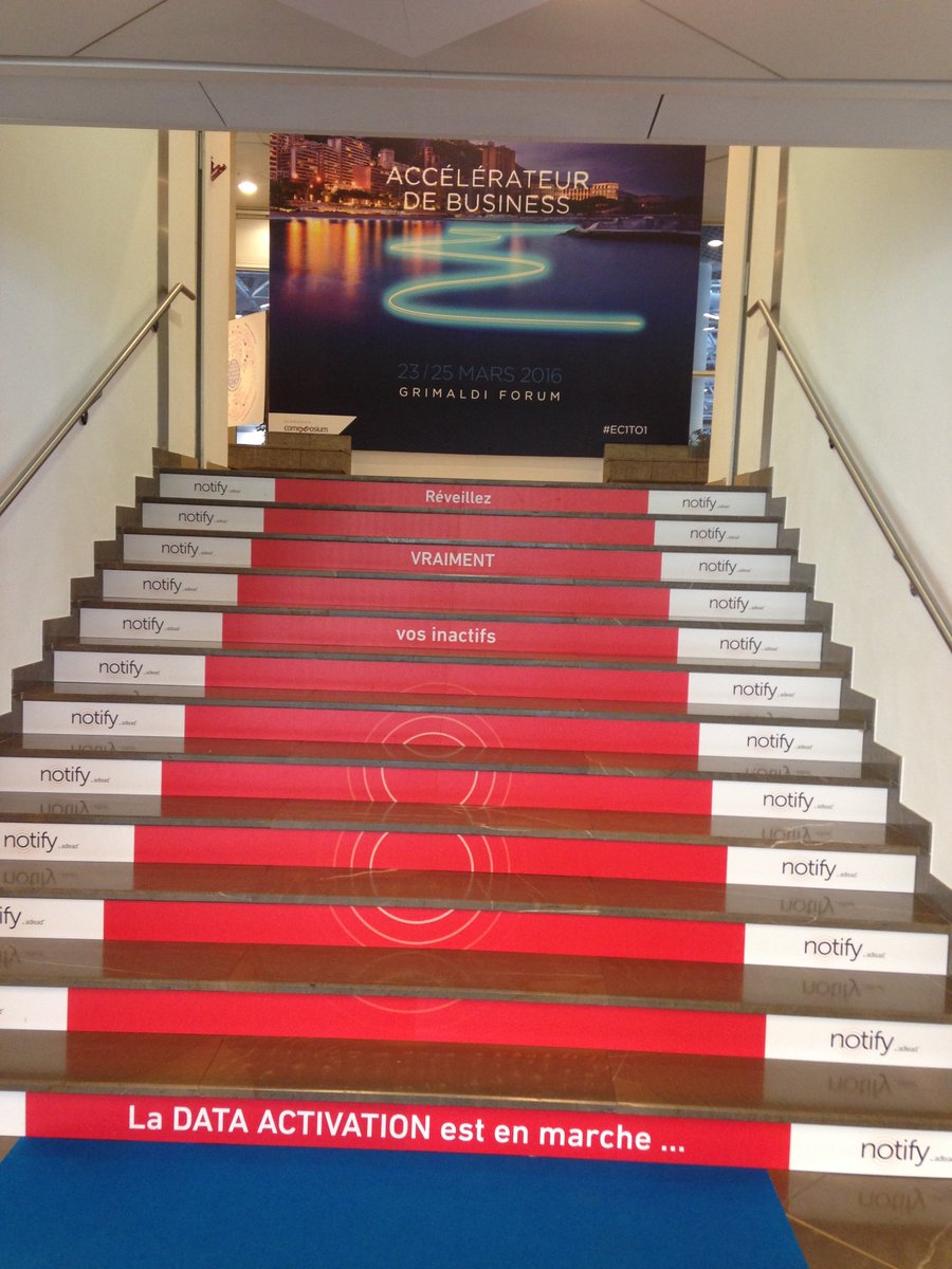 Notify_FR's tweet photo. #EC1to1 Réveillez vraiment vos inactifs. L'atelier commence maintenant salle Scoto avec le témoignage @aramisauto ! https://t.co/FKgGe5CcHt