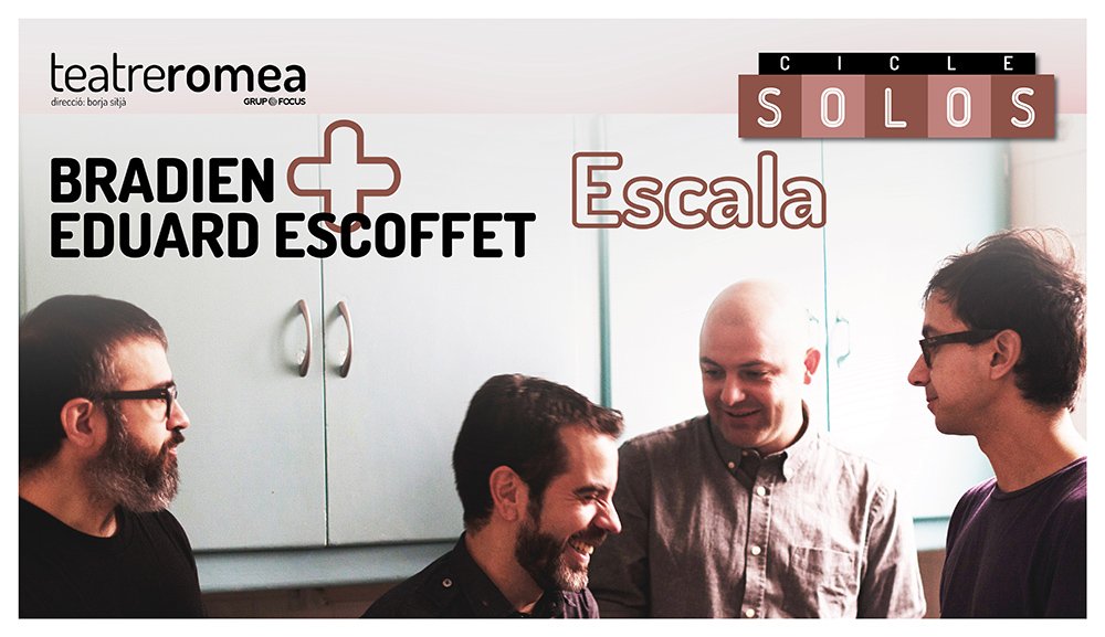 Teatre_Romea's tweet photo. Ep! Nou #CicleSolos: El pròxim 11 d'abril (20.30h) concert de @Bradien + Eduard @escoffet! https://t.co/M767KYXsYI https://t.co/dTtS3a0XYQ