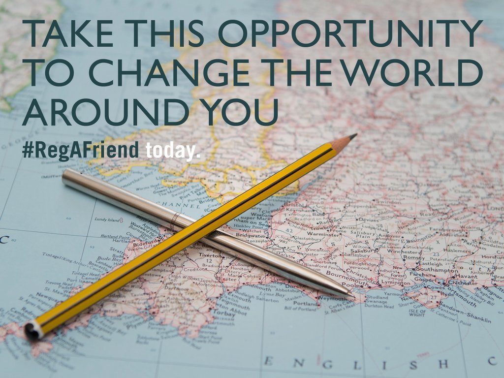 myworcester's tweet photo. Take this opportunity to change the world around you #RegAFriend https://t.co/wGhe0Cr21f https://t.co/GM6ZOAORcV
