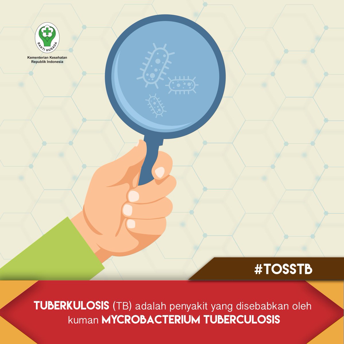 AyoSehatKemkes's tweet photo. Tuberkulosis (TB) adalah penyakit yang disebabkan oleh kuman Mycrobacterium tuberculosis #tossTB #WorldTBDay https://t.co/CVvjRClVQk