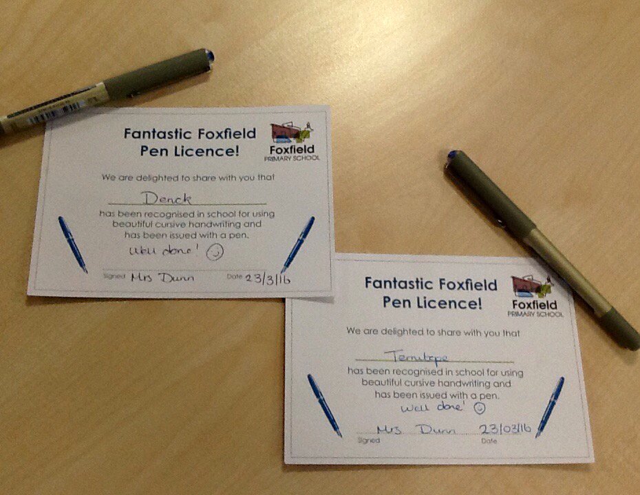 Well done to Derick and Temitope for achieving their pen licences! Who will be the next in Acer...