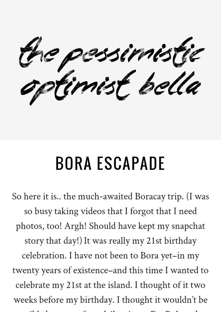 MaineCuties's tweet photo. Maine's Blog update!
BORA ESCAPADE🌊💛
@mainedcm
*was smiling the whole time reading this😍*(part1)
#ALDUB36thWeeksary https://t.co/uWdcTGX167