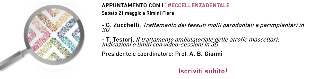 L'#eccellenzadentale a #expodentalmeeting: il 21.3 Testori e Zucchelli con video sessioni 3D goo.gl/4FJ3H3