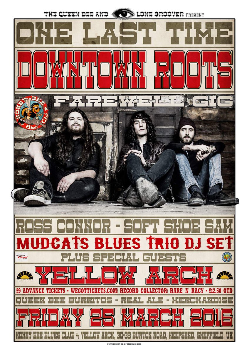 Tomorrow! <a href="/YellowArch/">Yellow Arch Studios</a> @TheBTRband <a href="/MudcatsBlues/">Mudcats Blues Trio</a> <a href="/RoamingSon/">Roaming Son</a> <a href="/DowntownRoots/">The Downtown Roots</a> <a href="/Sheffgiglisting/">Sheffield Gig Listin</a> <a href="/SteamYard/">STEAM YARD</a>