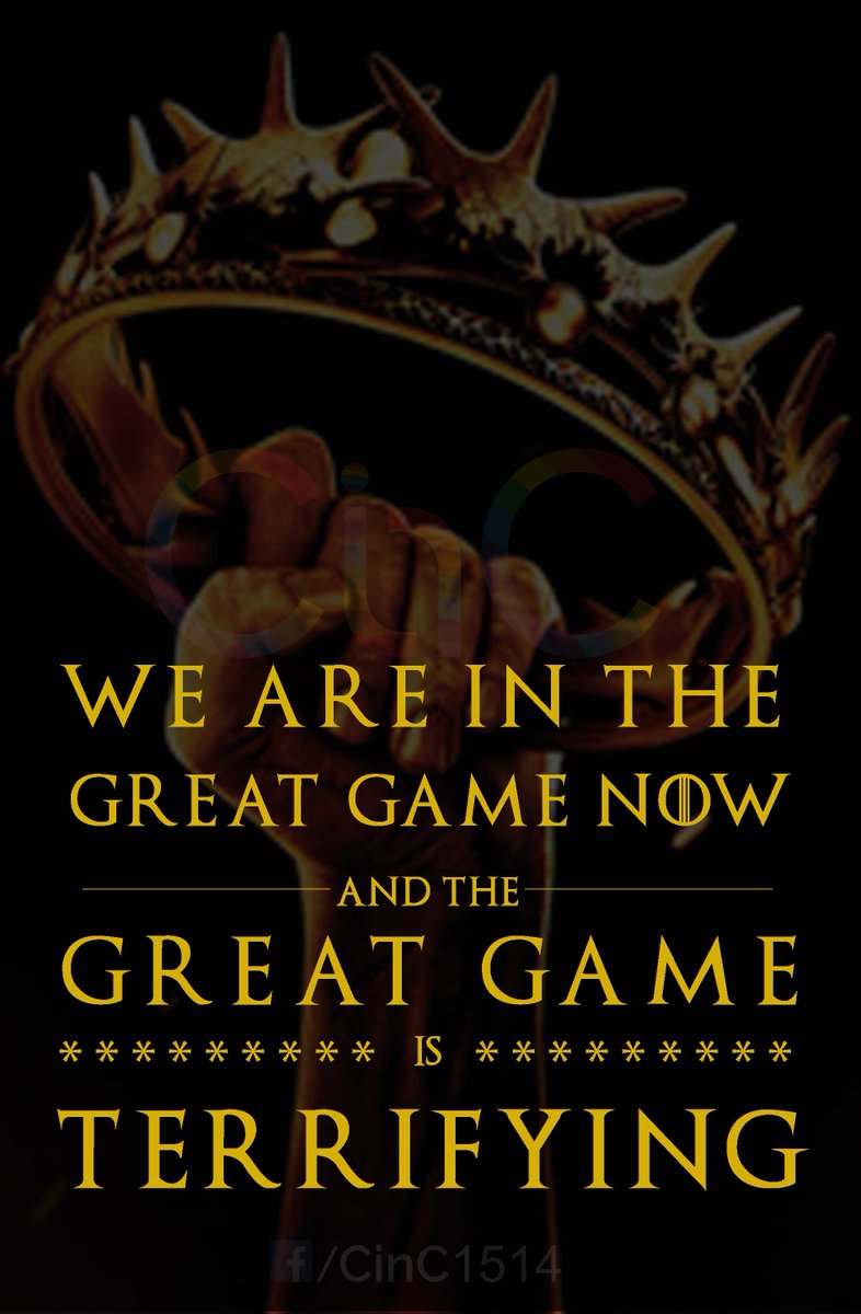 CinC1514's tweet image. #Startup is a #GreatGame. Get this #poster for you at facebook.com/CinC1514 #GoTSeason6 #tyrionlannister