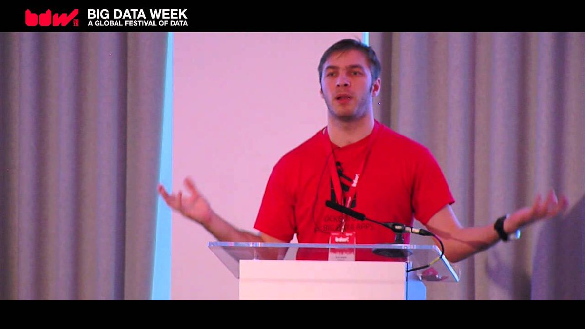 bigdataweek's tweet photo. #DataLake and the Rise of the #Microservices - Alex Bordei, @BigstepInc on #BDW15 stage https://t.co/E5jYod7vvf https://t.co/26GeRsS1RV