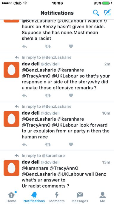 Hi everyone how would you like to receive such threats 'expulsion from the human race' ? Very classy<a href="/tag/troll"class="tags"><span>#troll</span></a>