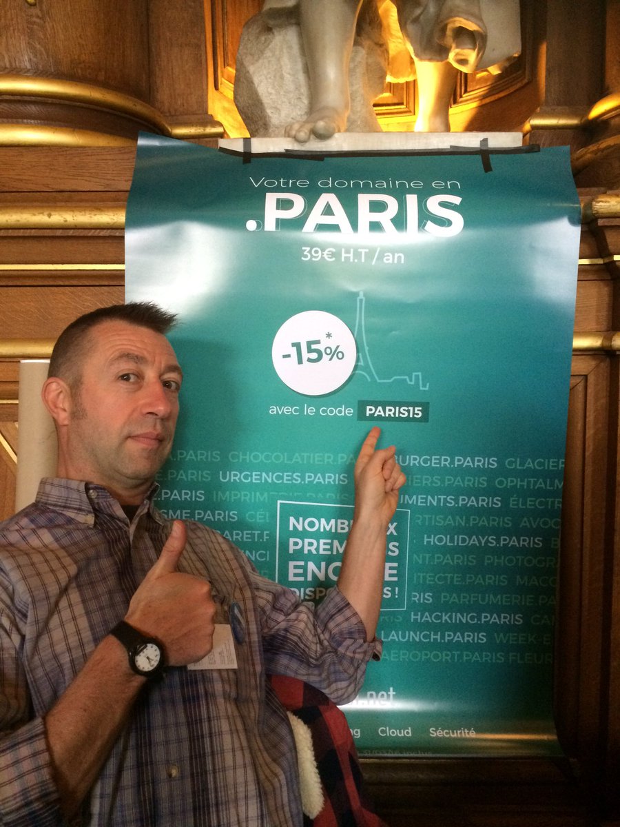 Marie_Innove's tweet photo. @Afnic et @gandi_net sont présents au #HackingParis pour présenter le @point_Paris https://t.co/t9G0h0zOdL