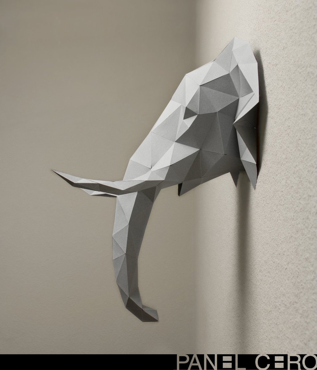 PanelCero's tweet photo. #piedrapapelotijera #panelcero #papel #pliegue #elefante https://t.co/Bup0UQmyBJ