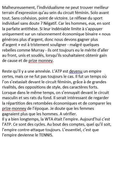 benjaminblot's tweet photo. Episode 2016 – Pour une nouvelle force et le réveil de l’espoir #PrizeMonney #ATP #WTA https://t.co/GoMYhVpnco